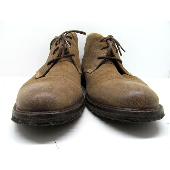 Johnston & Murphy Copeland Brown Leather Sheepskin Chukka Boots Mens Size  10.5 - Picture 3 of 11